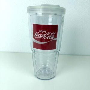 Tervis Tumbler 24 oz Enjoy Coca-Cola Red Patch Double Wall Plastic Cup